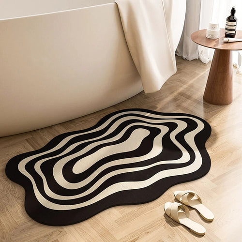 MorphMat | Quick-Drying Non-Slip Absorbent Bath Mat - Irregular Design