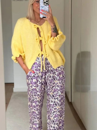 Noa - Playful Waistcoat with Bow Tie Fastening