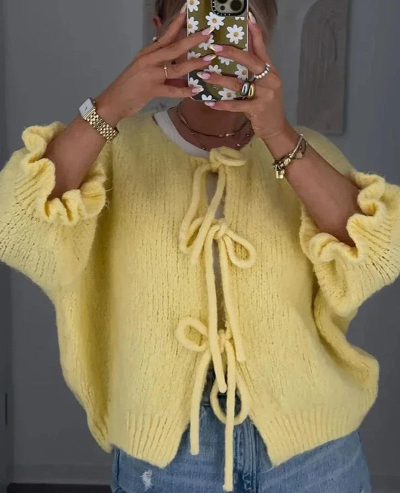 Noa - Playful Waistcoat with Bow Tie Fastening