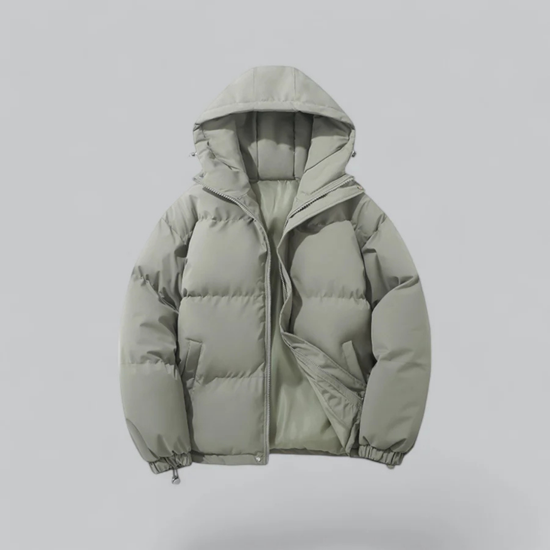 Harper | Insulated Hooded Winter Puffer Jacket for All Genders - Lightweight Design