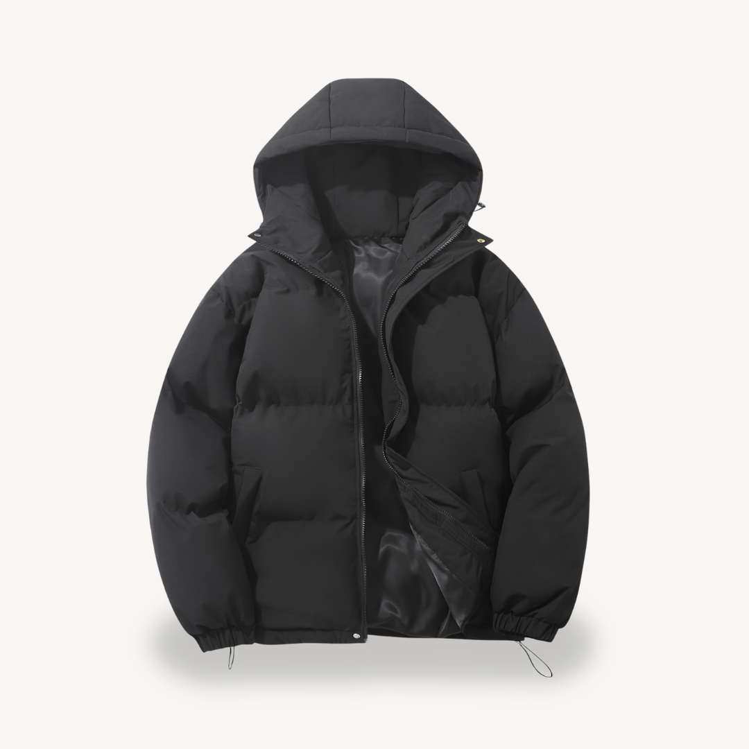 LIVAA – Men's Hooded Puffer Jacket for Winter