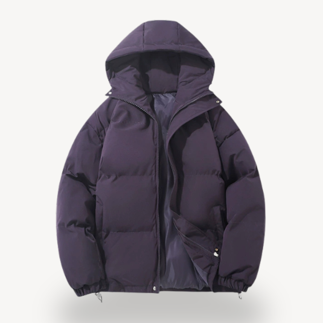 LIVAA – Men's Hooded Puffer Jacket for Winter