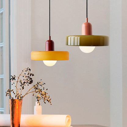 Vibrant Glass Pendant Light - BauLume