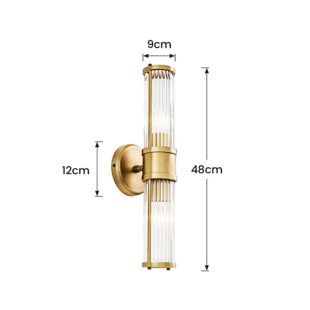 Elegant Bathroom Wall Light – Radiant Gold Finish