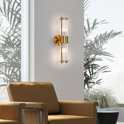 Elegant Bathroom Wall Light – Radiant Gold Finish