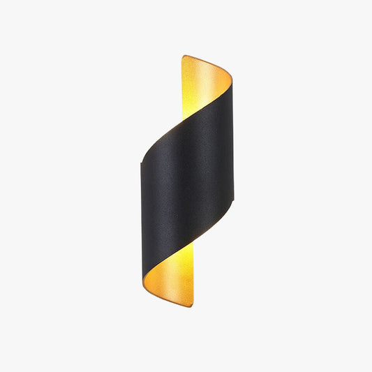 TwistLight Spiral-Shaped Modern LED Wall Fixture