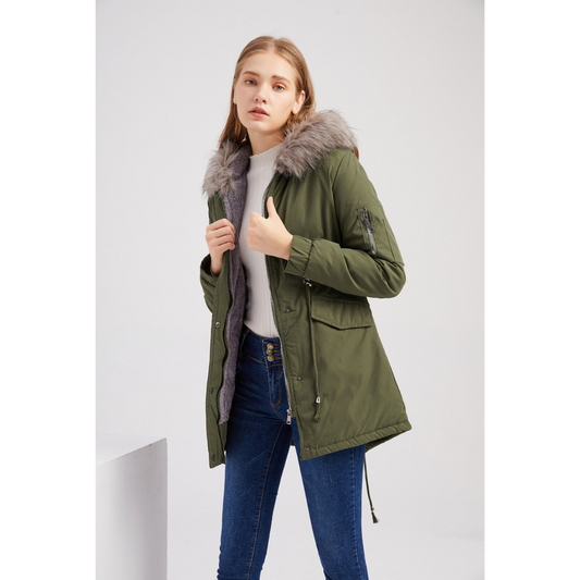 Caira | Women's Cozy Hooded Winter Parka Jacket