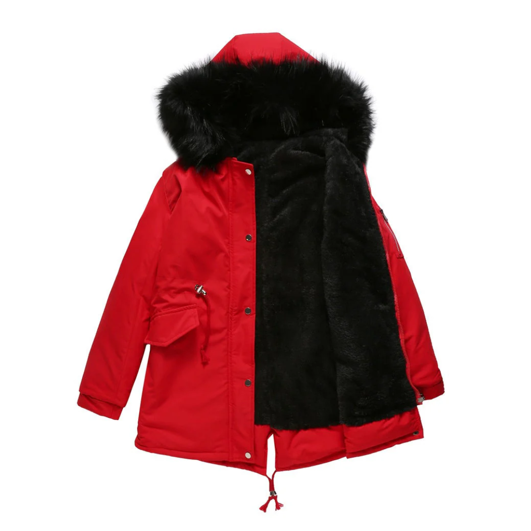 Alicia | Women's Winter Parka with Button-Down Front