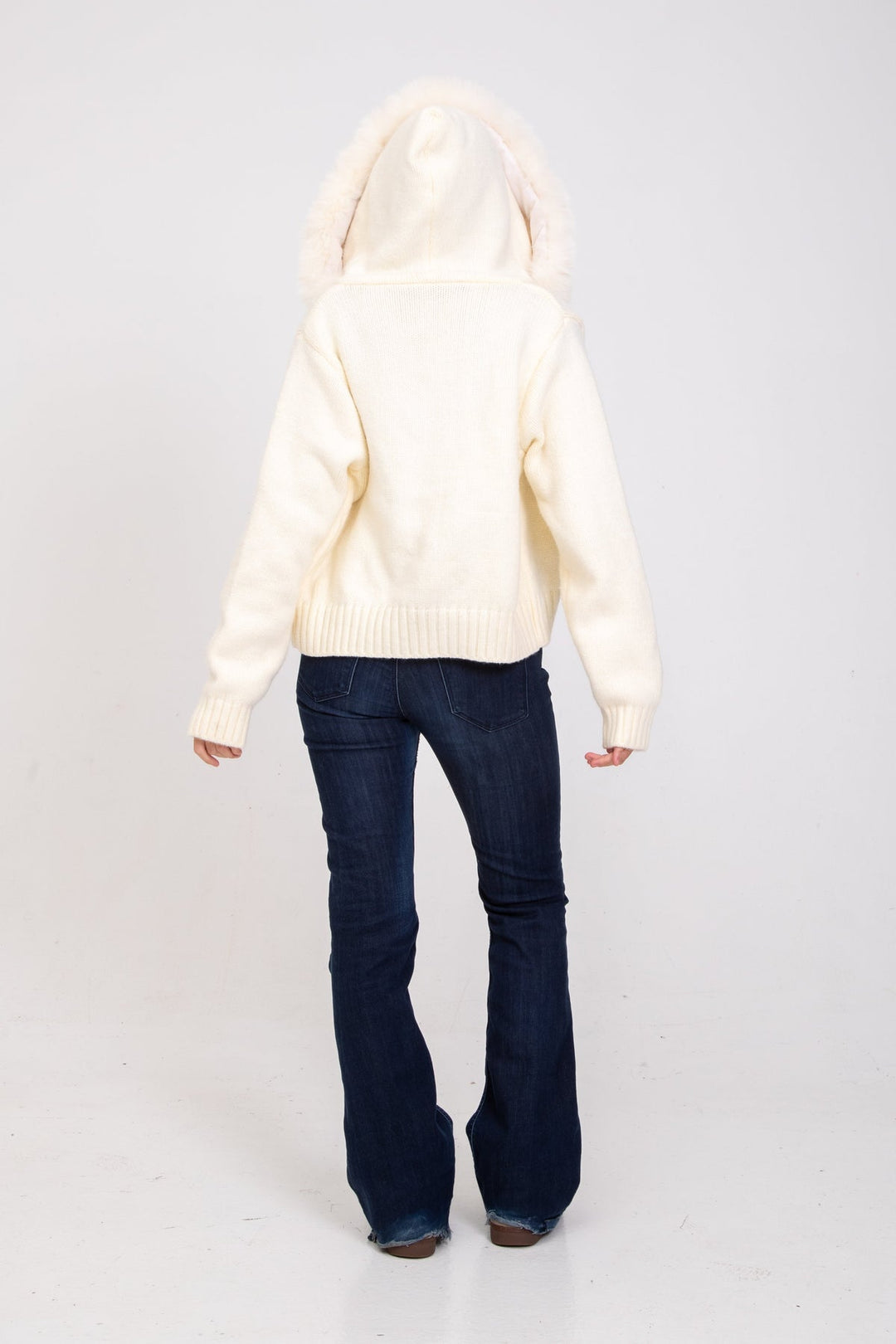 Warm and Stylish Hooded Wool Coat