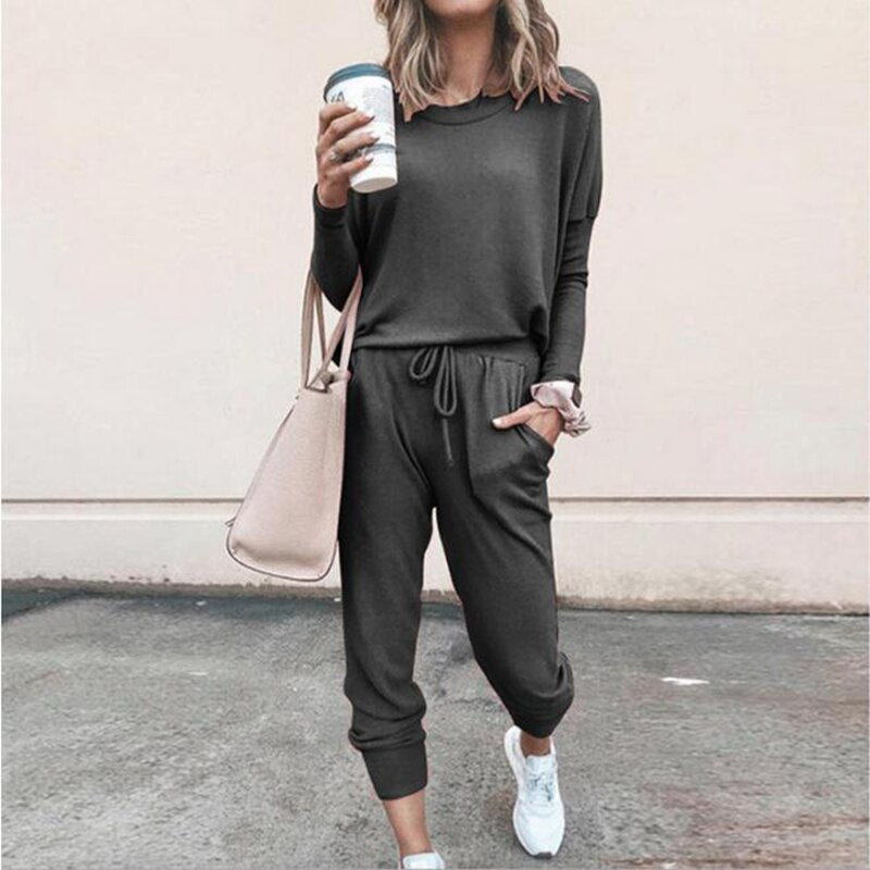 Adel | Women's Soft and Cozy Two-Piece Jogger Set