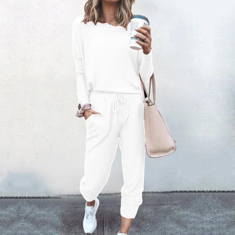 Adel | Women's Soft and Cozy Two-Piece Jogger Set