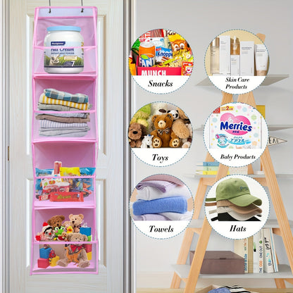 Ventilated Door Organizer Featuring 4 Functional Pockets