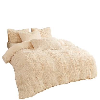 Bamboo Silk Patterned Bedding Set - Breathable Fabric