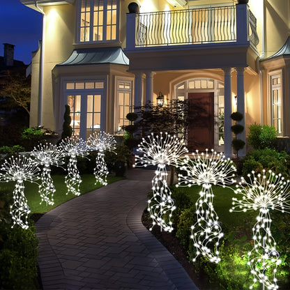 Firework Effect Garden Lamp - 8 Stunning Lighting Modes for Memorable Evenings
