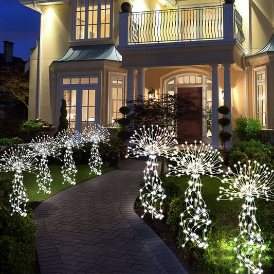 Firework Effect Garden Lamp - 8 Stunning Lighting Modes for Memorable Evenings