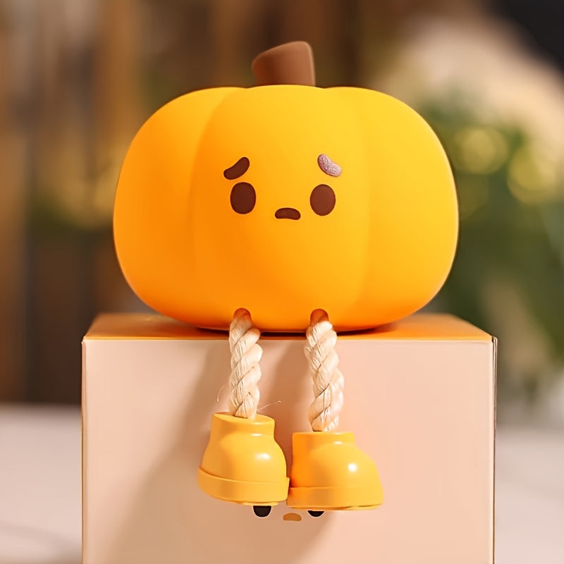Rechargeable LED Pumpkin Night Light with USB Charging