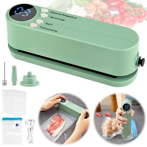 Cordless Vacuum Sealer – Extend Food Freshness for Up to 5 Times Longer