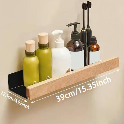 RustiRack | Wall-Mounted Bathroom Storage Rack - Drill-Free Shower Organizer