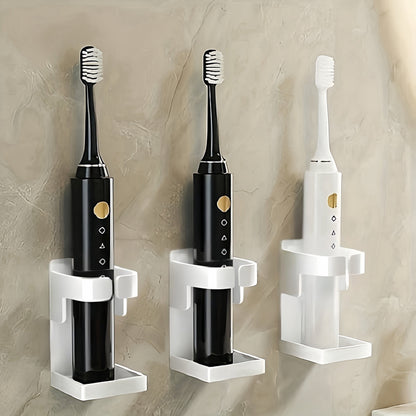 GripRack | Wall-Mounted Electric Toothbrush Holder - Bathroom Organizer for Toothbrush Storage