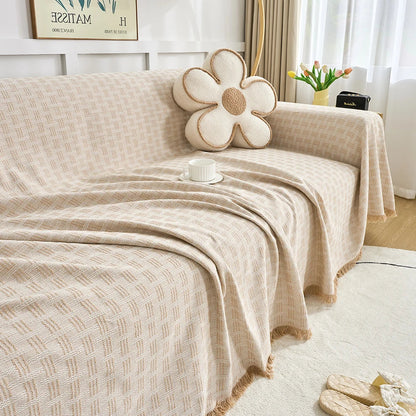 Reversible Large Sofa Cover - Stylish Protection for Your Furniture