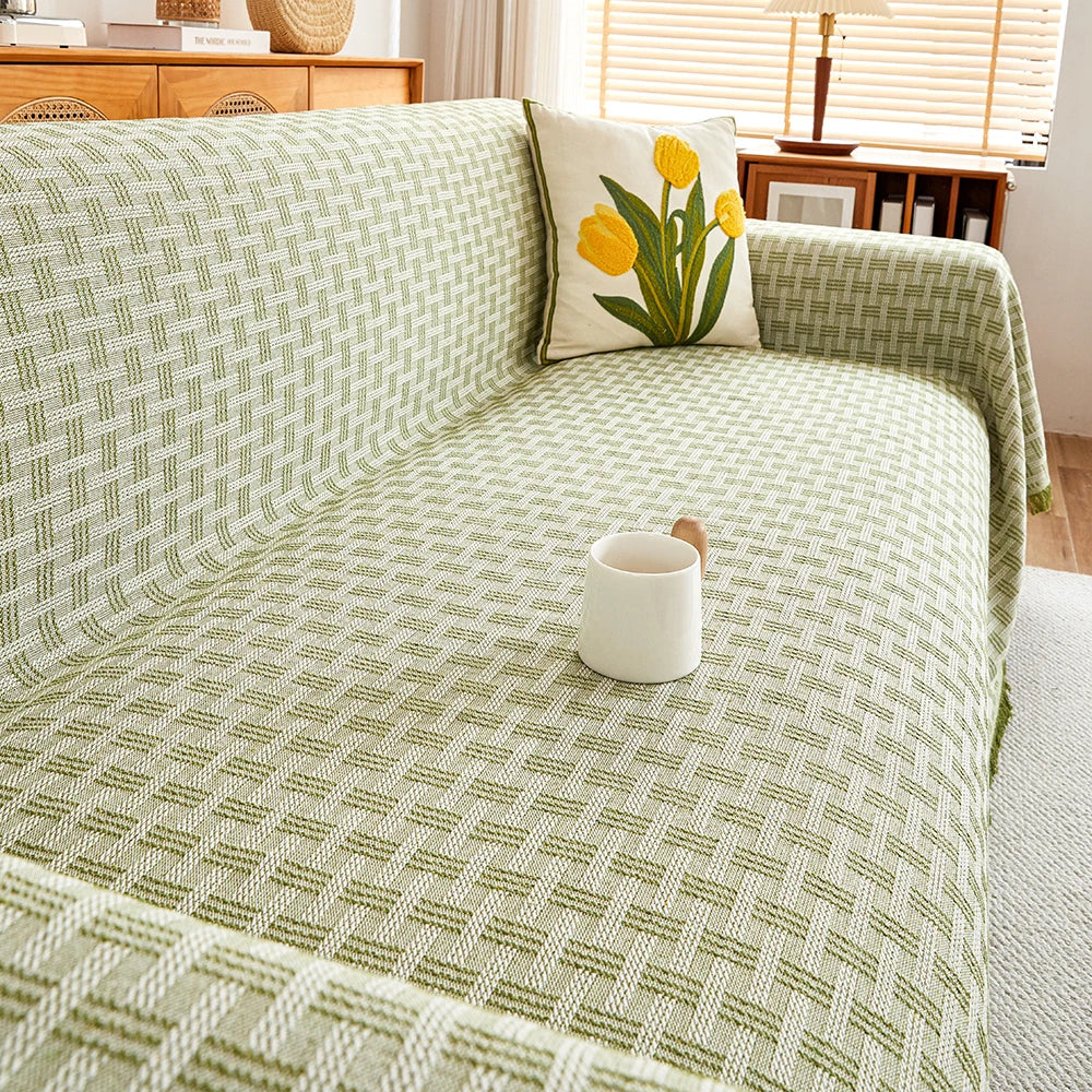 Reversible Large Sofa Cover - Stylish Protection for Your Furniture