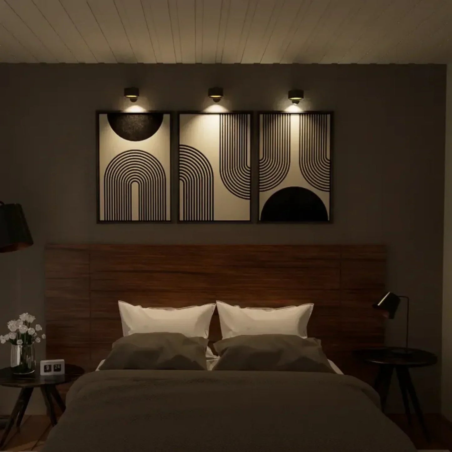 Rechargeable Wireless Wall Lamp - LumoFlex