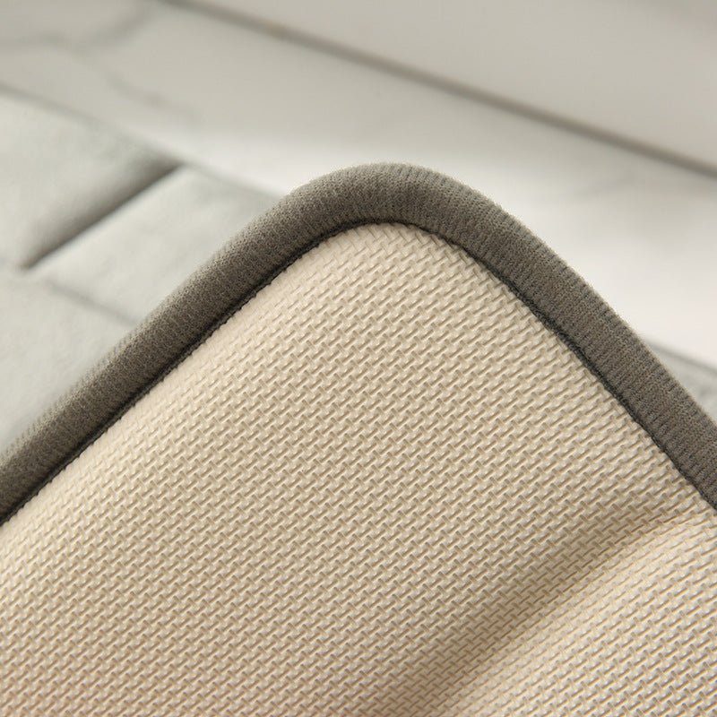 Matzaic | Absorbent Quick-Drying Non-Slip Bathroom Mat - Soft Blanket with Brick Design