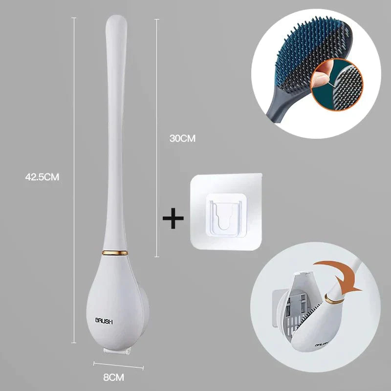 CleanSweep | Modern and Chic Silicone Toilet Brush