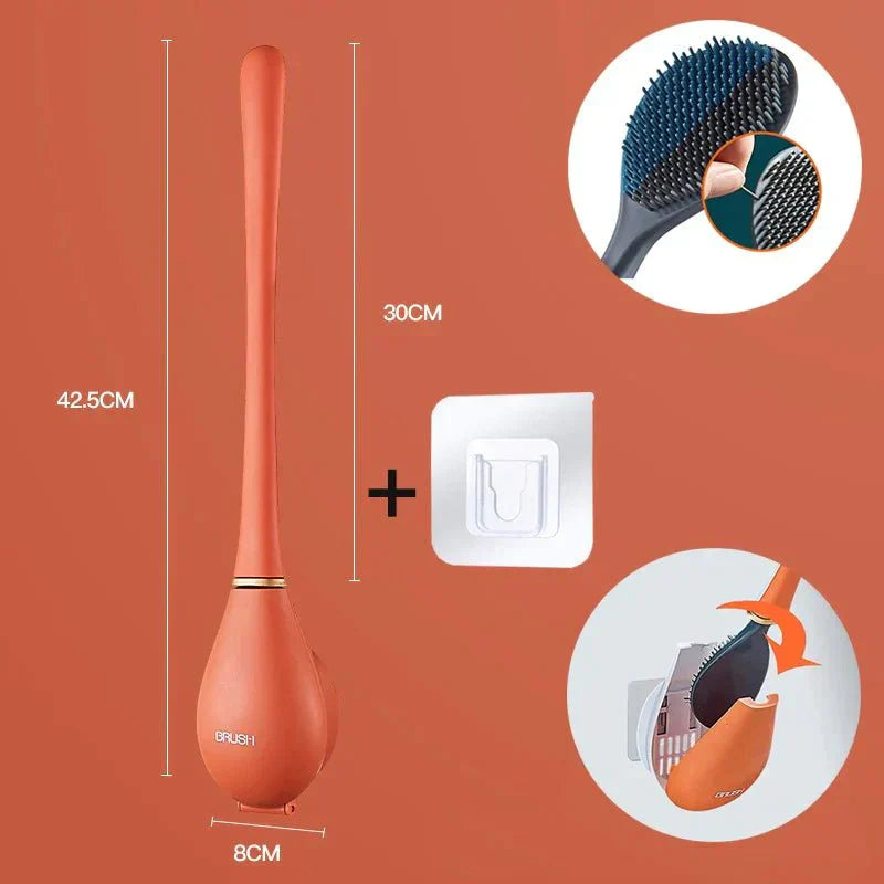 CleanSweep | Modern and Chic Silicone Toilet Brush