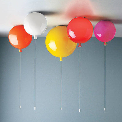Contemporary Balloon-Shaped LED Ceiling Light – AuraLite