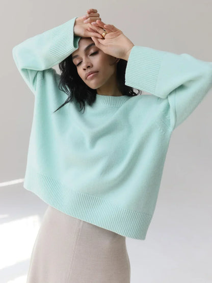 Cozy Women's Crew Neck Sweater