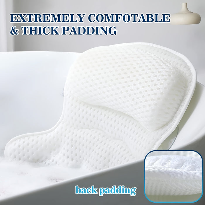 BathCloud | Luxurious Bath Cushion for Neck and Back Support
