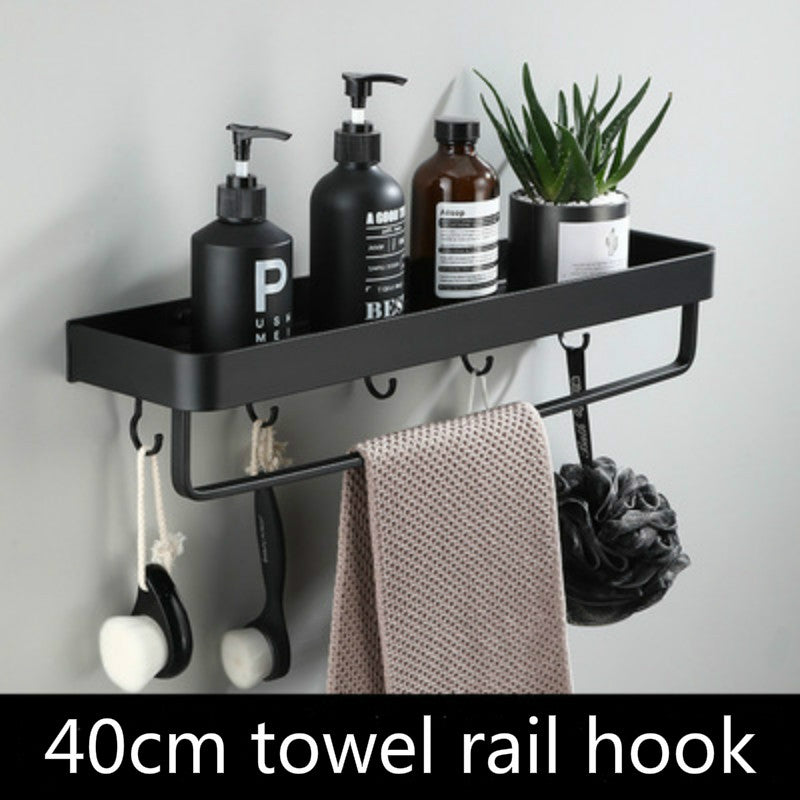 SleekShelf | Stylish Wall-Mounted Shower Organizer – No Drilling Required