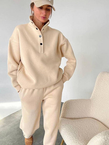 Ultra-Comfortable Oversized Fleece Loungewear Set