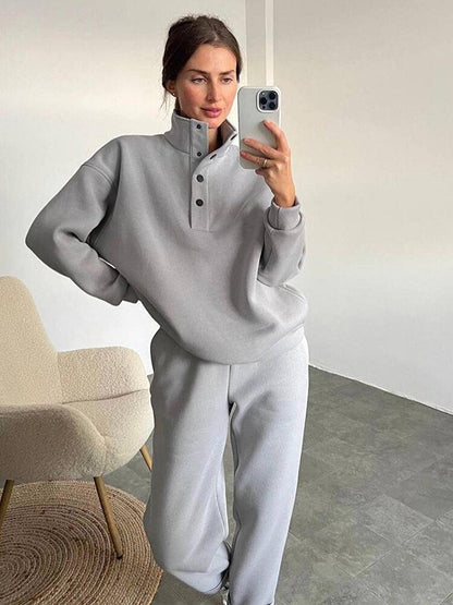Ultra-Comfortable Oversized Fleece Loungewear Set