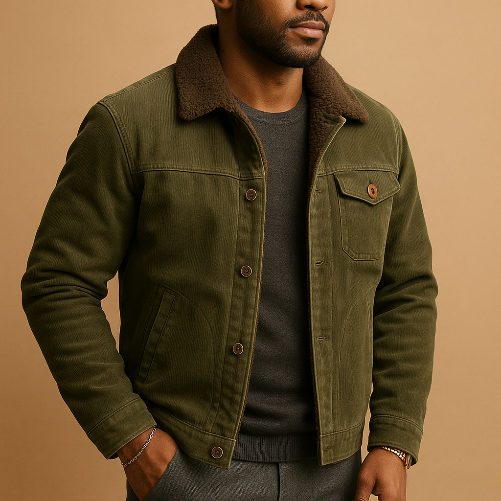 Contemporary Men's Corduroy Jacket | Daan