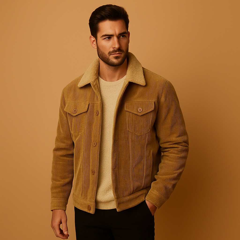 Contemporary Men's Corduroy Jacket | Daan