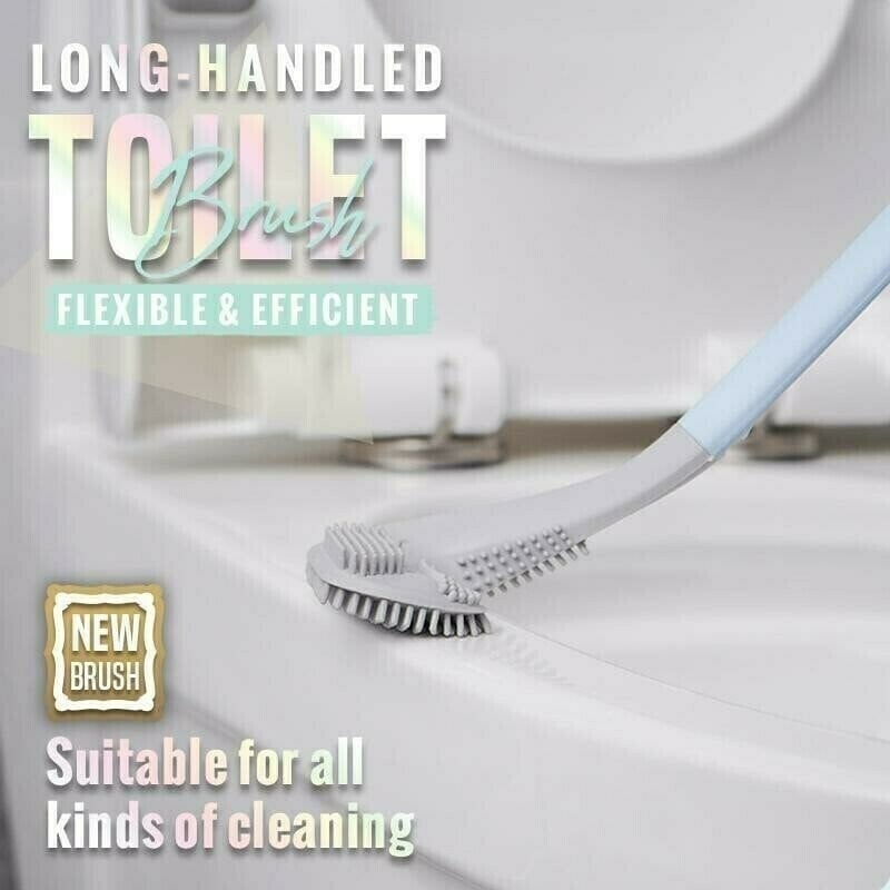 Extended Toilet Brush – Eliminate Dirty Corners Effortlessly