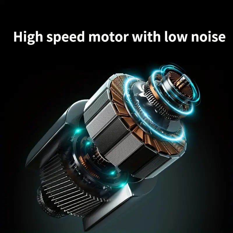 Compact Waterproof Electric Shaver — Portable Grooming Tool with 15 Blades