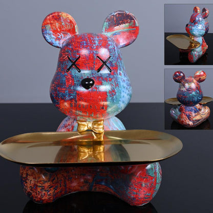 Chic Bear Tray for Contemporary Home Decor