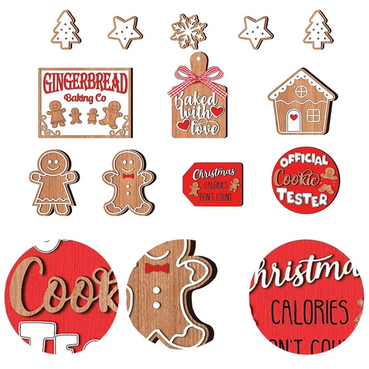 Rustic Christmas Decor Accessory Set