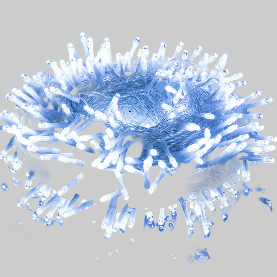 100M Outdoor Christmas Garland LED Lights with Decorative Patterns