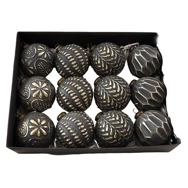 Retro-Inspired Plastic Christmas Ornaments