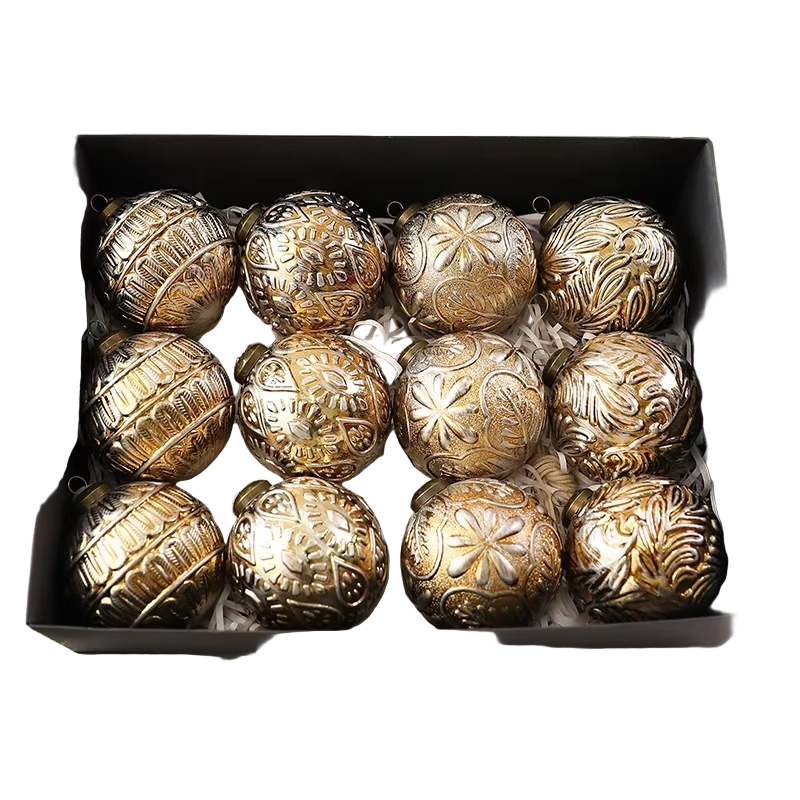 Retro-Inspired Plastic Christmas Ornaments