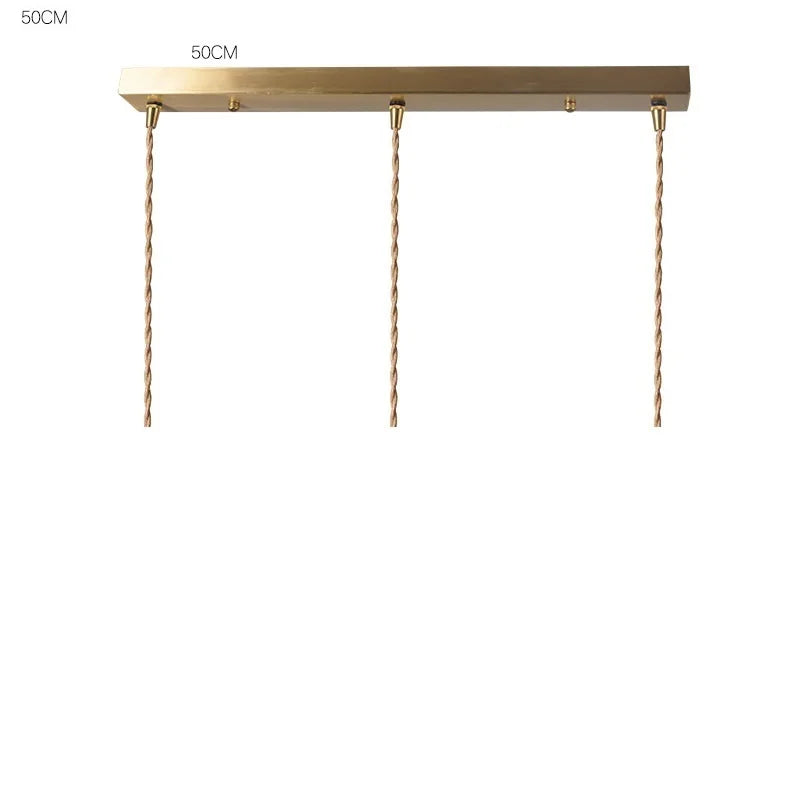 Nordic LED Pendant Light | Vibrant Glass and Copper Fixture for Bedroom, Living Room, and Bar