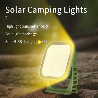 80W Magnetic Solar LED Camping Lamp with Zoom Feature