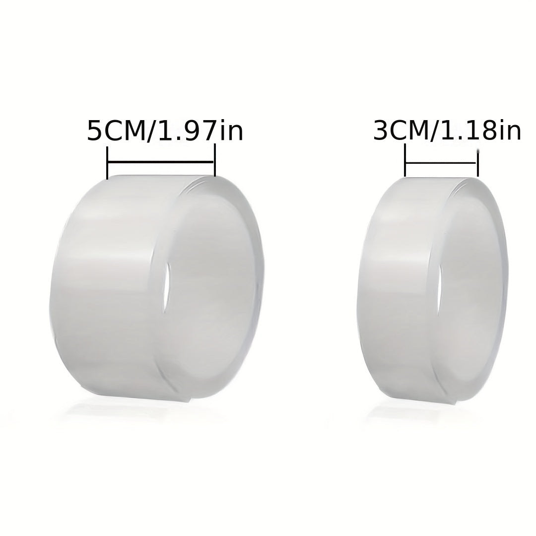 CaulkClear | Transparent Waterproof Sealant Tape - Self-Adhesive Strip for Kitchen, Bathroom, and Toilet Edges