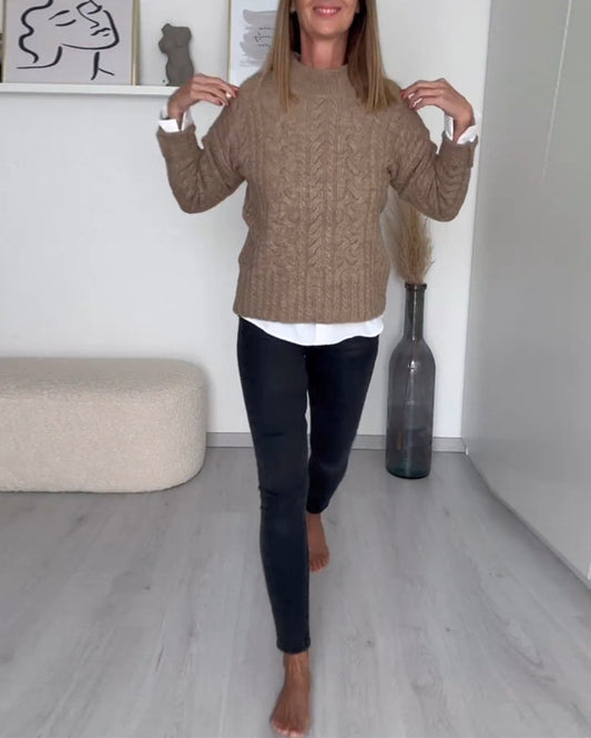 Easygoing Knit Sweater