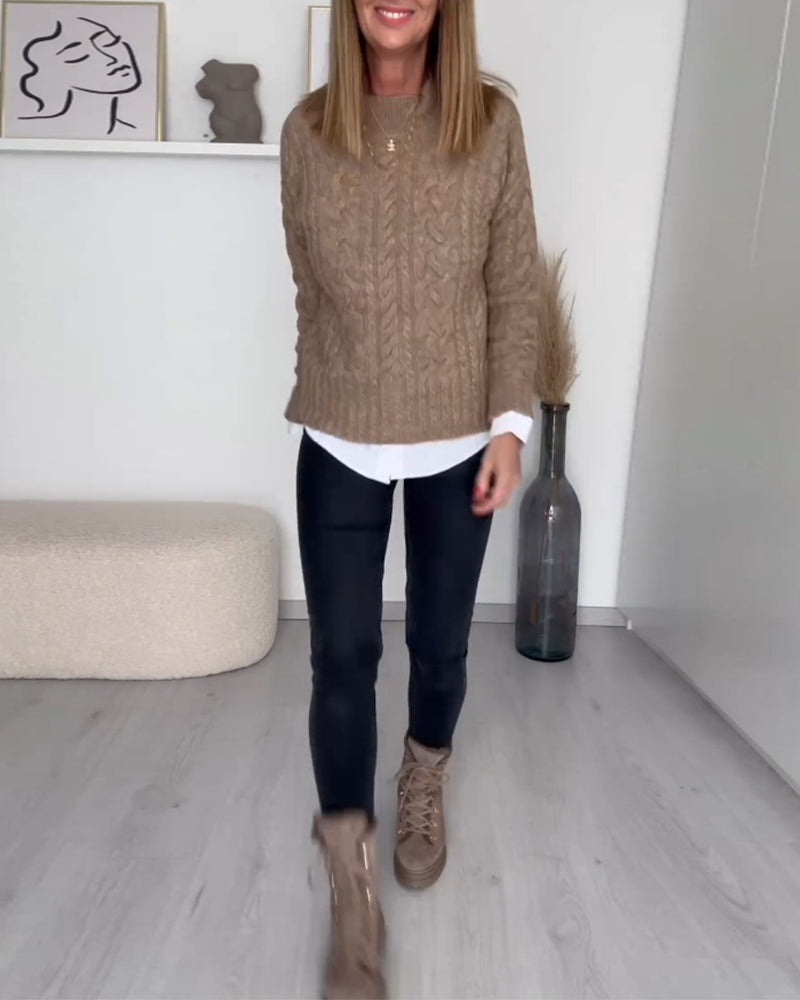 Easygoing Knit Sweater