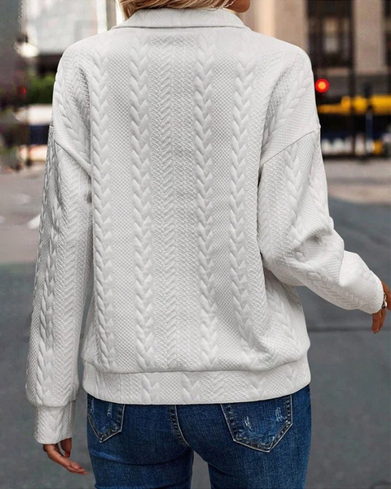 Classic Solid Zip-Up Hoodie